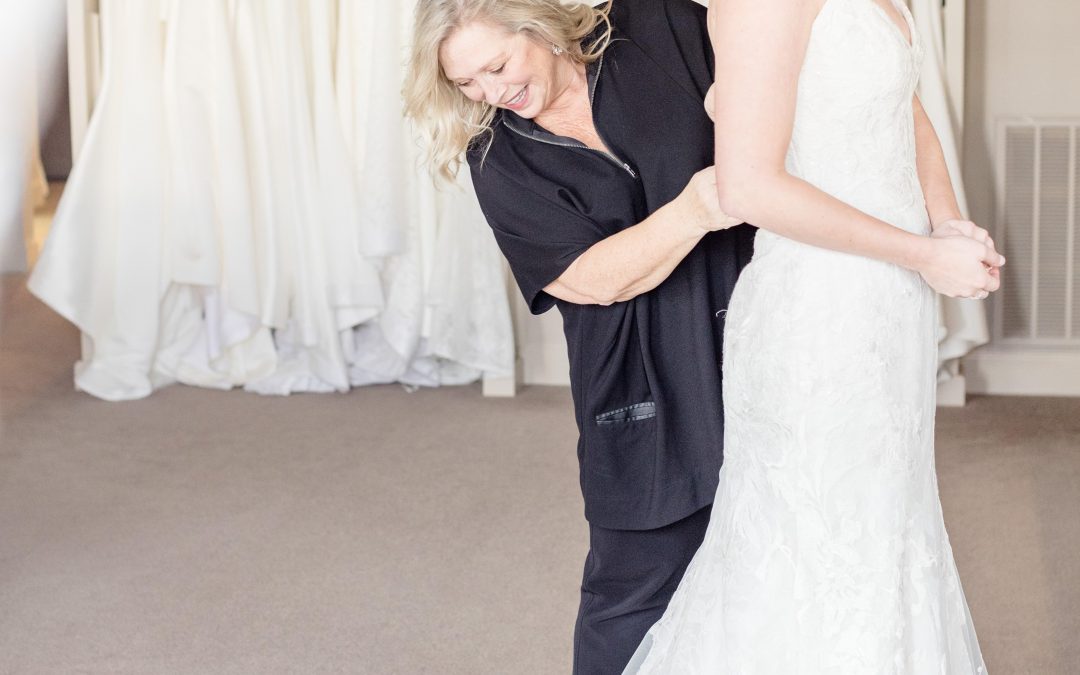 How to properly bustle a wedding dress – and why it matters